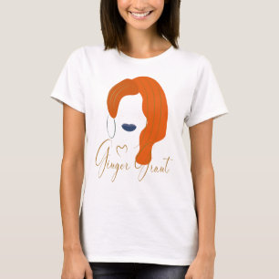 Camiseta Ginger Grant cabello rojo