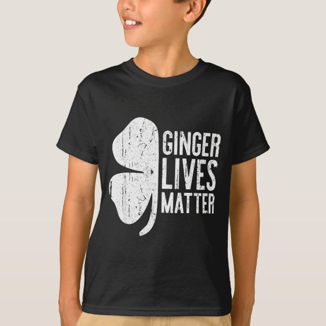 Camiseta Ginger Lives Shirt Irish Men Women St Patricks Day (Anverso)