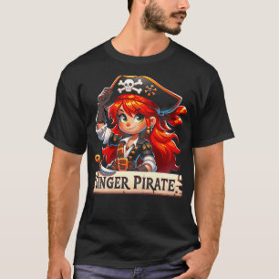 Camiseta Ginger Pirate Redhead Gráfica divertida s 1