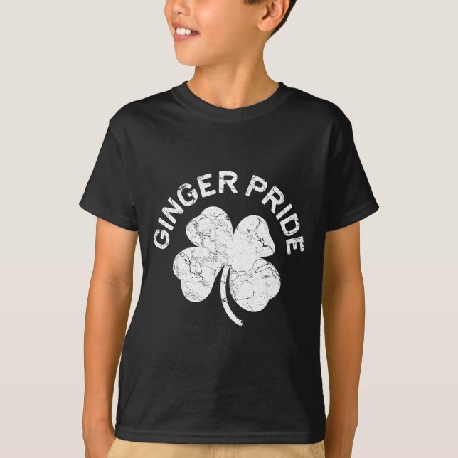 Camiseta Ginger Pride Shirt Irish Men Women St Patricks Day (Anverso)