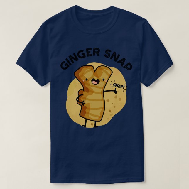 Camiseta Ginger Snap Funny Food Herb Spun 1 (Diseño del anverso)