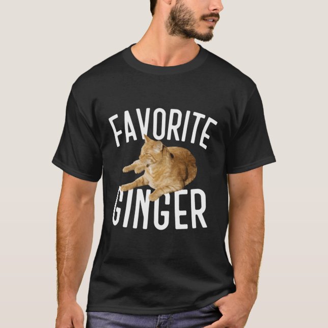 Camiseta Ginger Tabby Cat favorito (Anverso)