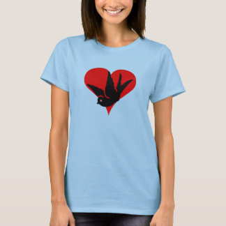 Camiseta Ginger "Trague Heart" y Rockab Tonic Red Ringer