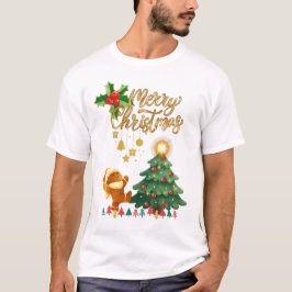 Camiseta Gingerbread Christmas Tree Holiday Shirt
