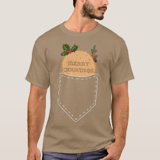 Camiseta Gingerbread Cookie Pocket Cute Café Amantes Merry