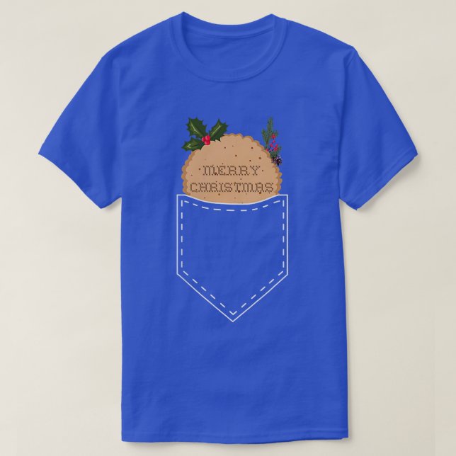 Camiseta Gingerbread Cookie Pocket Cute Coffee Lovers Merry (Diseño del anverso)