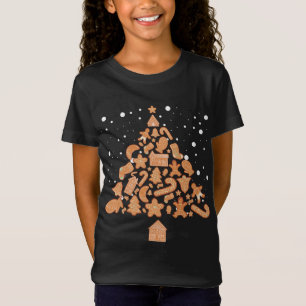 Camiseta Gingerbread Cookies Árbol de Navidad Gingerbread D
