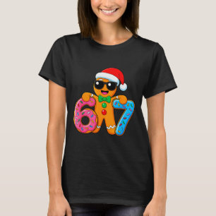 Camiseta Gingerbread Divertido Seis Siete 67 Helado Goteo N