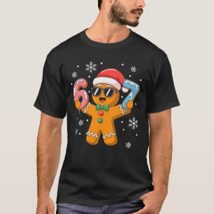 Camiseta Gingerbread Divertido Seis Siete 67 Helado Goteo N