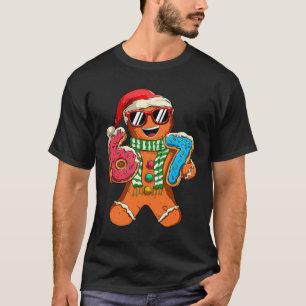 Camiseta Gingerbread Divertido Seis Siete 67 Meme Helado Na