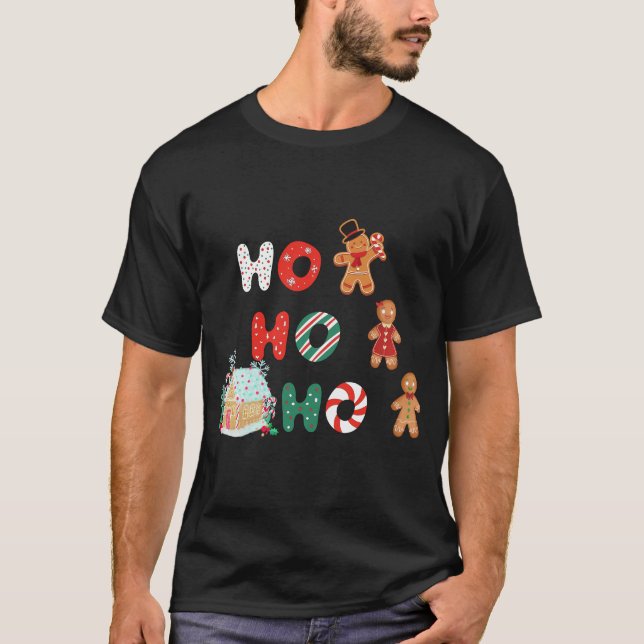 Camiseta Gingerbread Hohoho (Anverso)