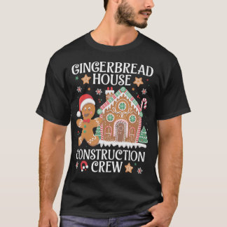 Camiseta Gingerbread House Construction Crew Decorating Bak