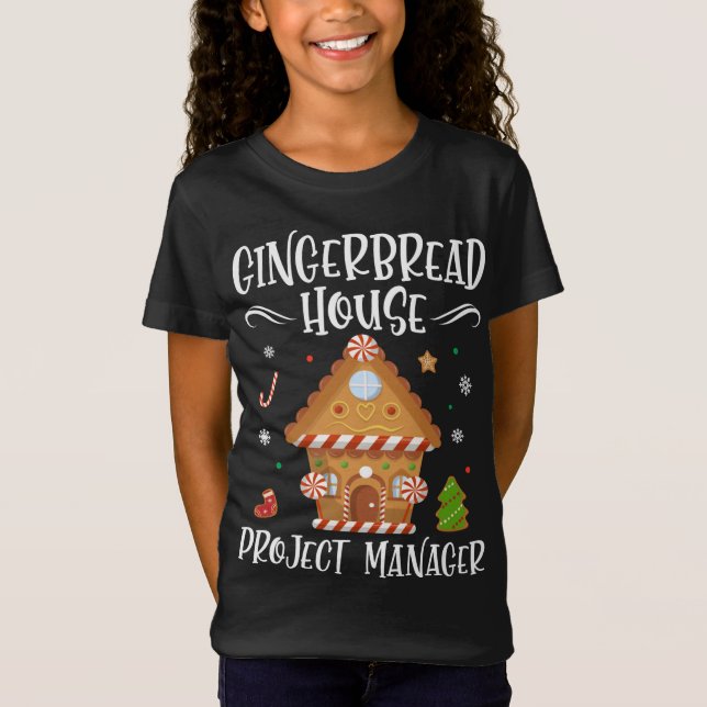 Camiseta Gingerbread House director del proyecto Baking Xma (Anverso)
