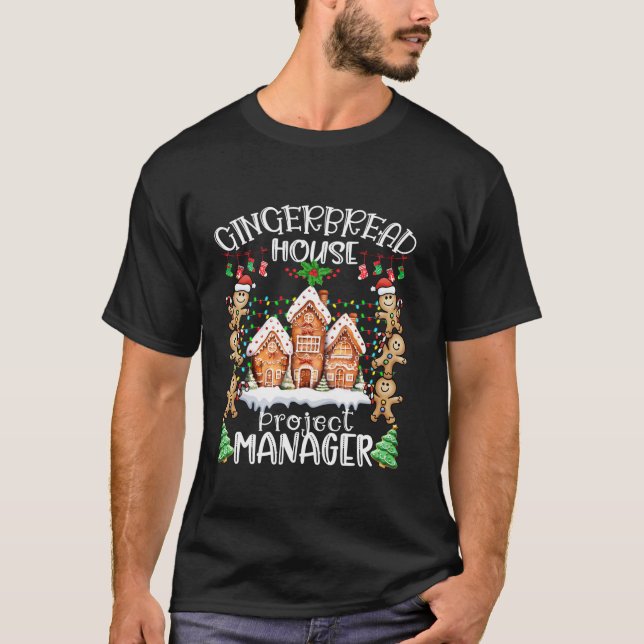 Camiseta Gingerbread House Director del Proyecto Cookie Bak (Anverso)