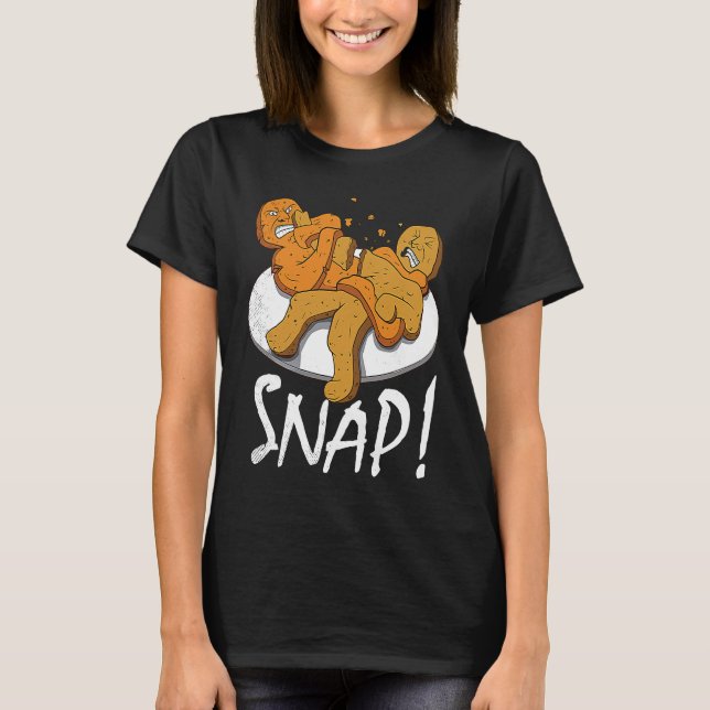 Camiseta Gingerbread in Jiu jitsu Armbar BJJ (Anverso)