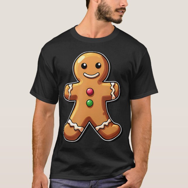 Camiseta Gingerbread Man Christmas Gingerbread Christmas Me (Anverso)
