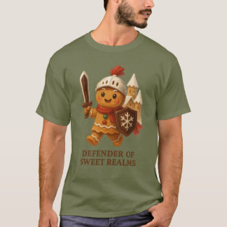 Camiseta Gingerbread Man - Defender of the Realm Christmas 
