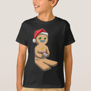 Camiseta Gingerbread man Navidad Gamer