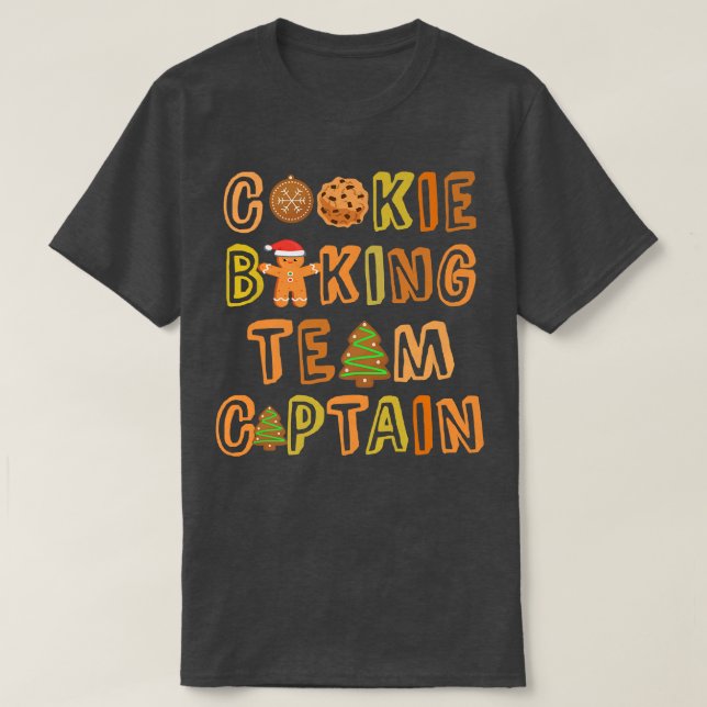 Camiseta Gingerbread Man Squad Bakerloo COOKIE BAKING Team  (Diseño del anverso)