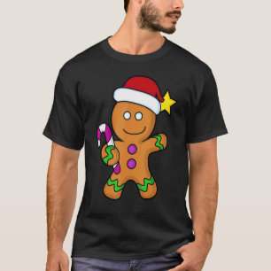 Camiseta Gingerbread Man Woman House Christmas Cookie Bakin