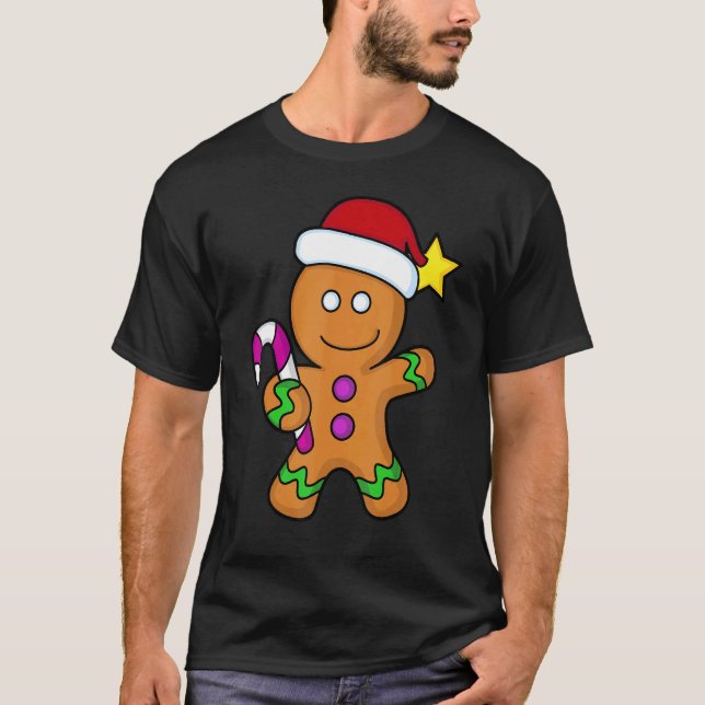 Camiseta Gingerbread Man Woman House Christmas Cookie Bakin (Anverso)