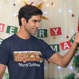 Camiseta Gingerbread RV Clase C Navidades de Camper Gráfico