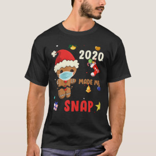 Camiseta Gingerbread Snap Cookie Man Face Mask Navidades 20