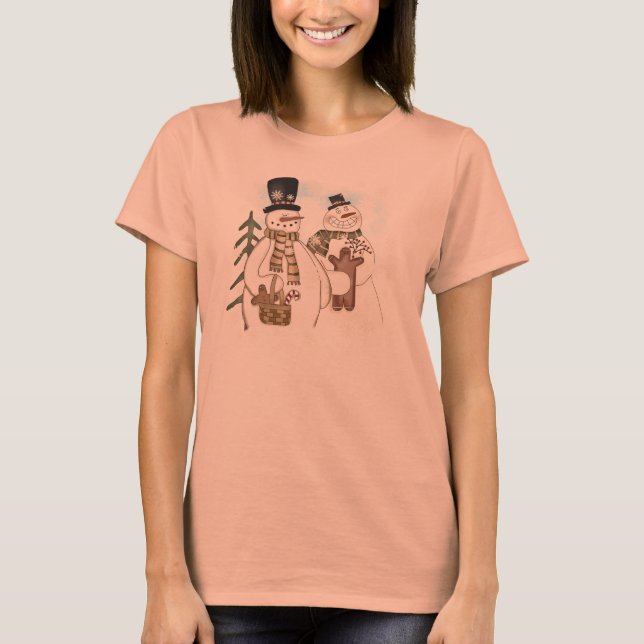 CAMISETA GINGERBREAD SNOWMAN (Anverso)