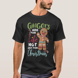 Camiseta Gingerbread Tee Gingers es para la vida, no sólo p
