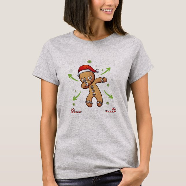 Camiseta Gingerbreads Dear Santa They Are The Naughty Ones (Anverso)