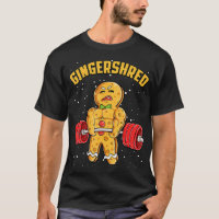 Gingershred Funny Gingerbread Man Gym Bodybuilding