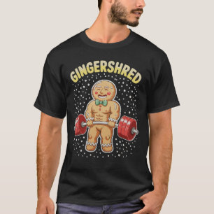 Camiseta Gingershred Navidad Pan de Jengibre Gimnasio Cultu