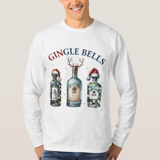 Camiseta Gingle Bells Mens (Anverso)