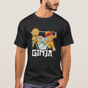 Camiseta Ginja Ninja Ninjabread Man Gingerbread Ninja Ugly