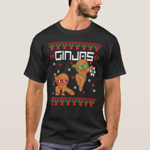Camiseta Ginjas Gingerbread Ninjas Funny Navidades Swe