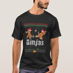 Camiseta Ginjas Gingerbread Ninjas Navidades feos Lon
