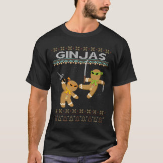 Camiseta Ginjas Gingerbread Ninjas Ugly