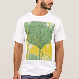 Camiseta Ginkgo Biloba: Hojas Tropicales