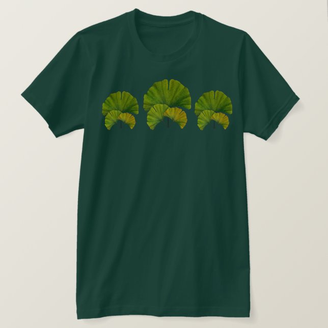 Camiseta Ginkgo Leaves (Anverso del diseño)