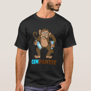 Camiseta Ginpanzee Gimpanzee Alcohol Beer Booze