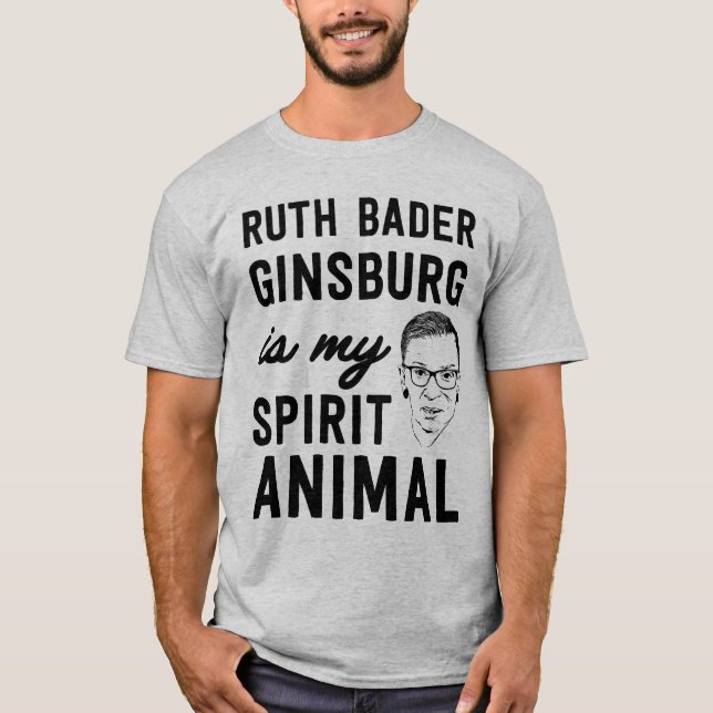 Camiseta Ginsburg es mi animal del alcohol (Anverso)