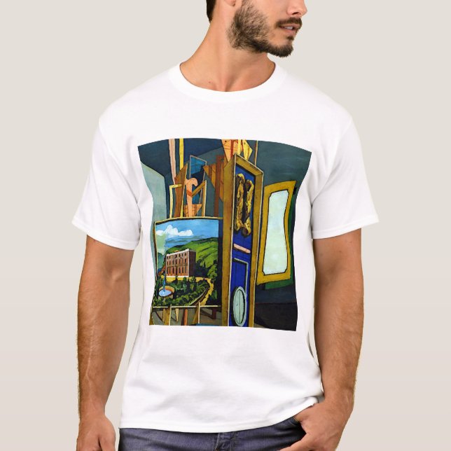 Camiseta Giorgio de Chirico Gran Interior Metafísico (Anverso)