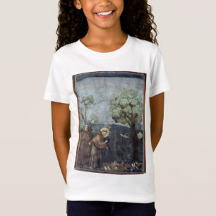 Camiseta Giotto: St Francis que predica a los pájaros