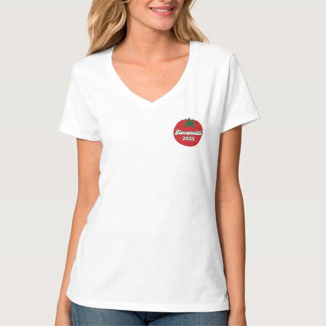 Camiseta Giovannitti Reunión Cuello en V  (Anverso)