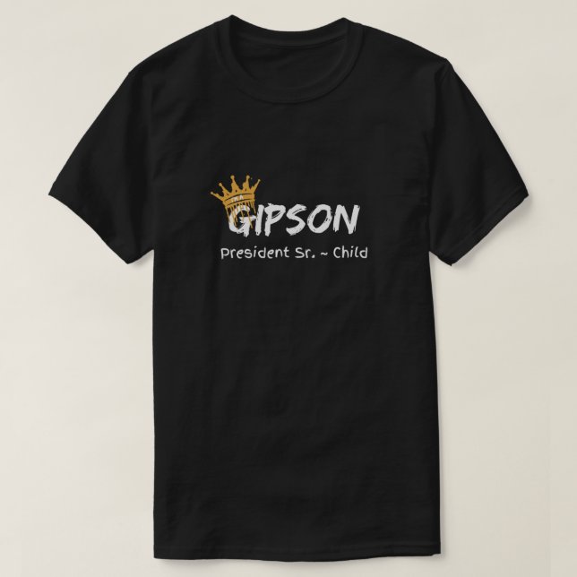 Camiseta Gipson Pres Sr. Child (Diseño del anverso)