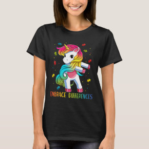 Camiseta Gir de sensibilización de la pieza de rompecabezas