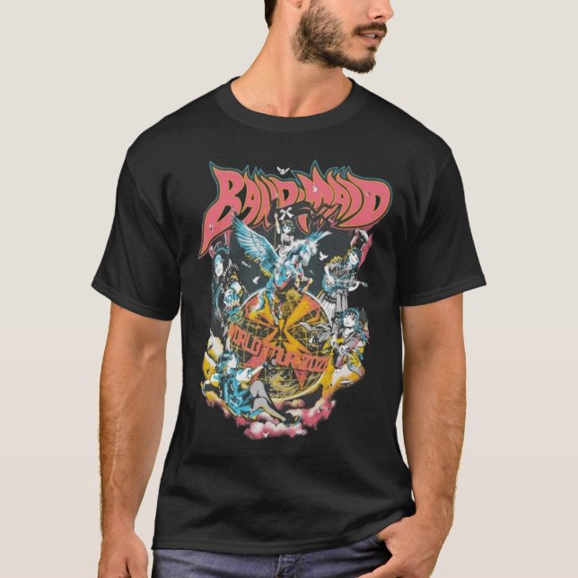 Camiseta Gira de Band Maid 2026 (Anverso)