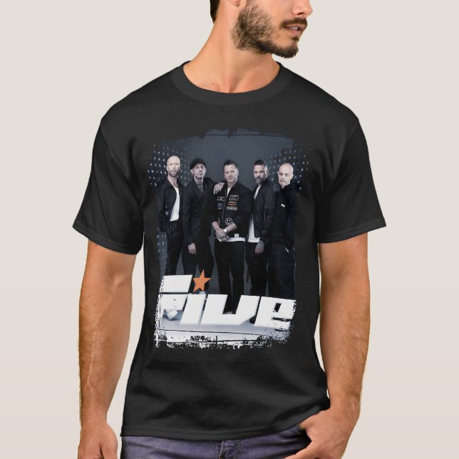 Camiseta Gira de Five Band 2025 (Anverso)