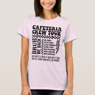 Camiseta Gira de la tripulación de la cafetería - Bruh volv