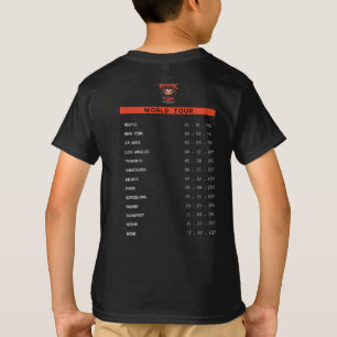 Camiseta Gira de Metal Punk Furia Neotenia de Ajolote Vinta